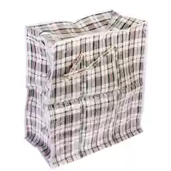 Сумка хозяйственная "Клетка", 55 x 65 х 30 см, 105 литров, до 12 кг, полипропилен, 2 цвета