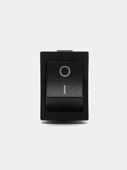 Переключатель KCD1-101 on-on черный, 6A 250VAC, 6 контактов