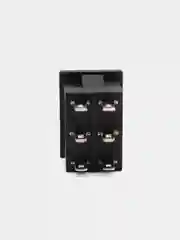 Переключатель KCD1-101 on-on черный, 6A 250VAC, 6 контактов