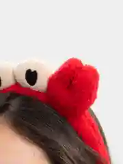 Алый мягкий аниме ободок