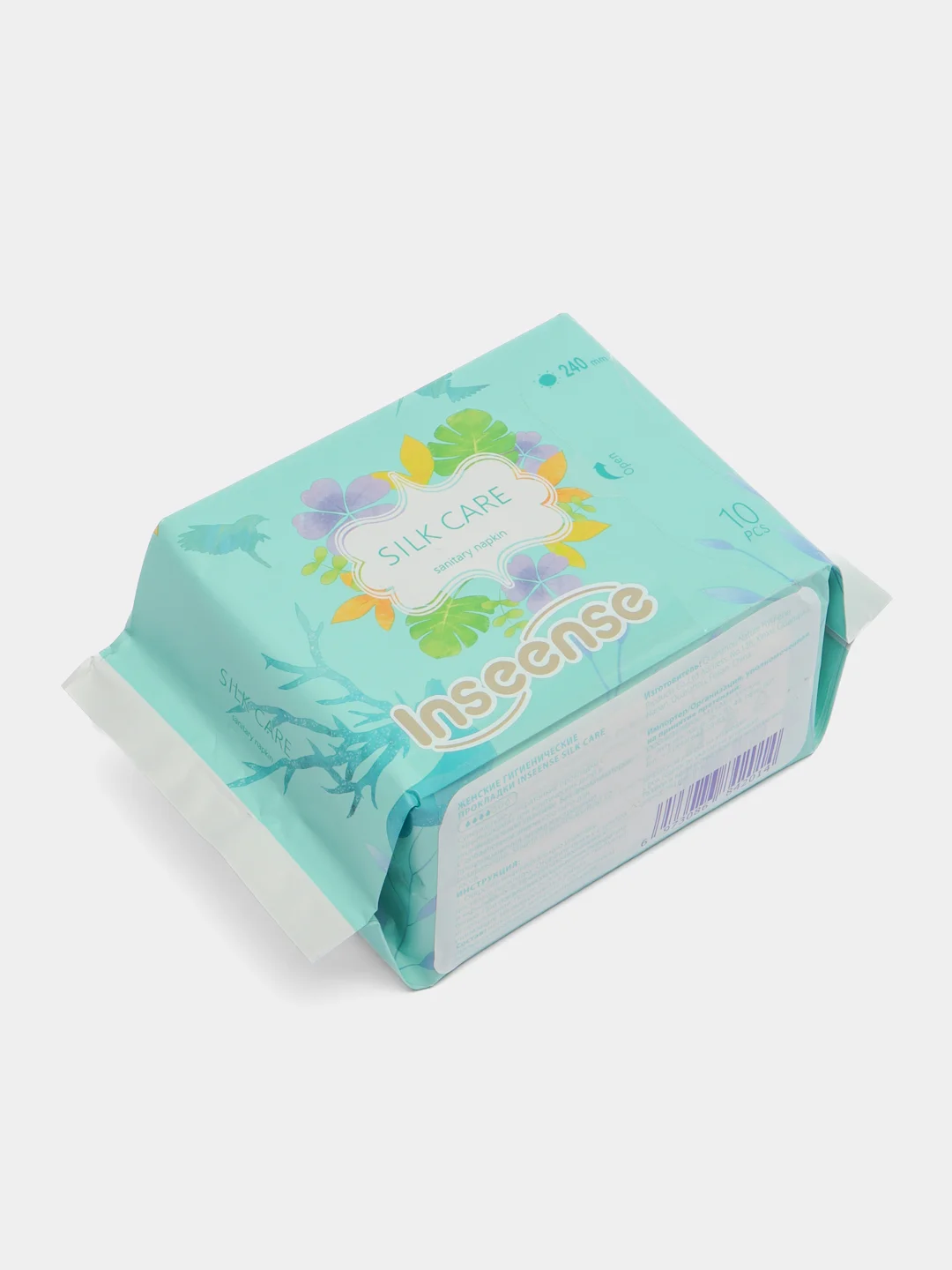 Прокладки женские Inseense Silk Care дневные, 4 капли, 10 штук, 240 мм