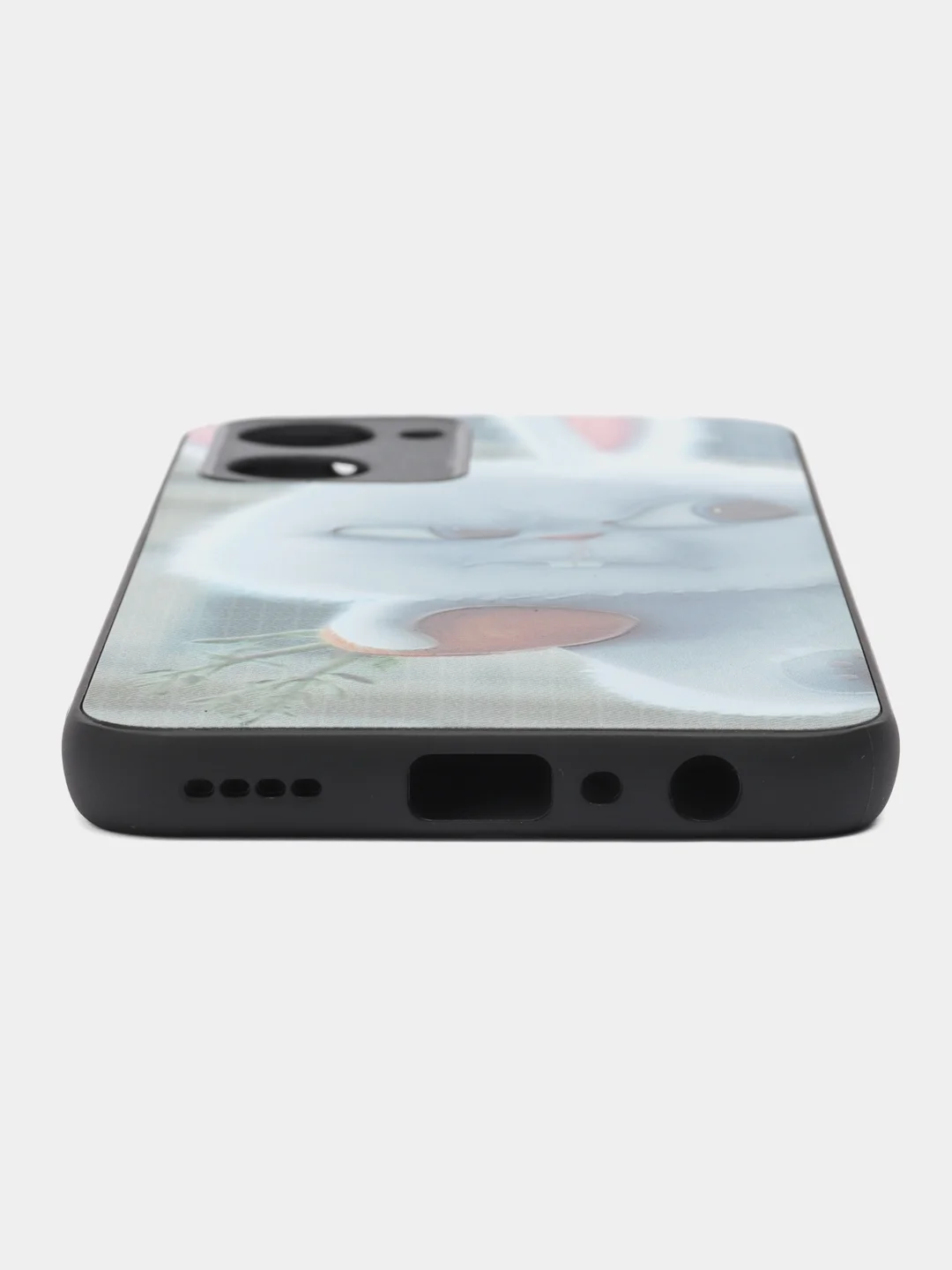 Белый чехол с рисунком на Realme 10 4G (Реалми 10 4G)