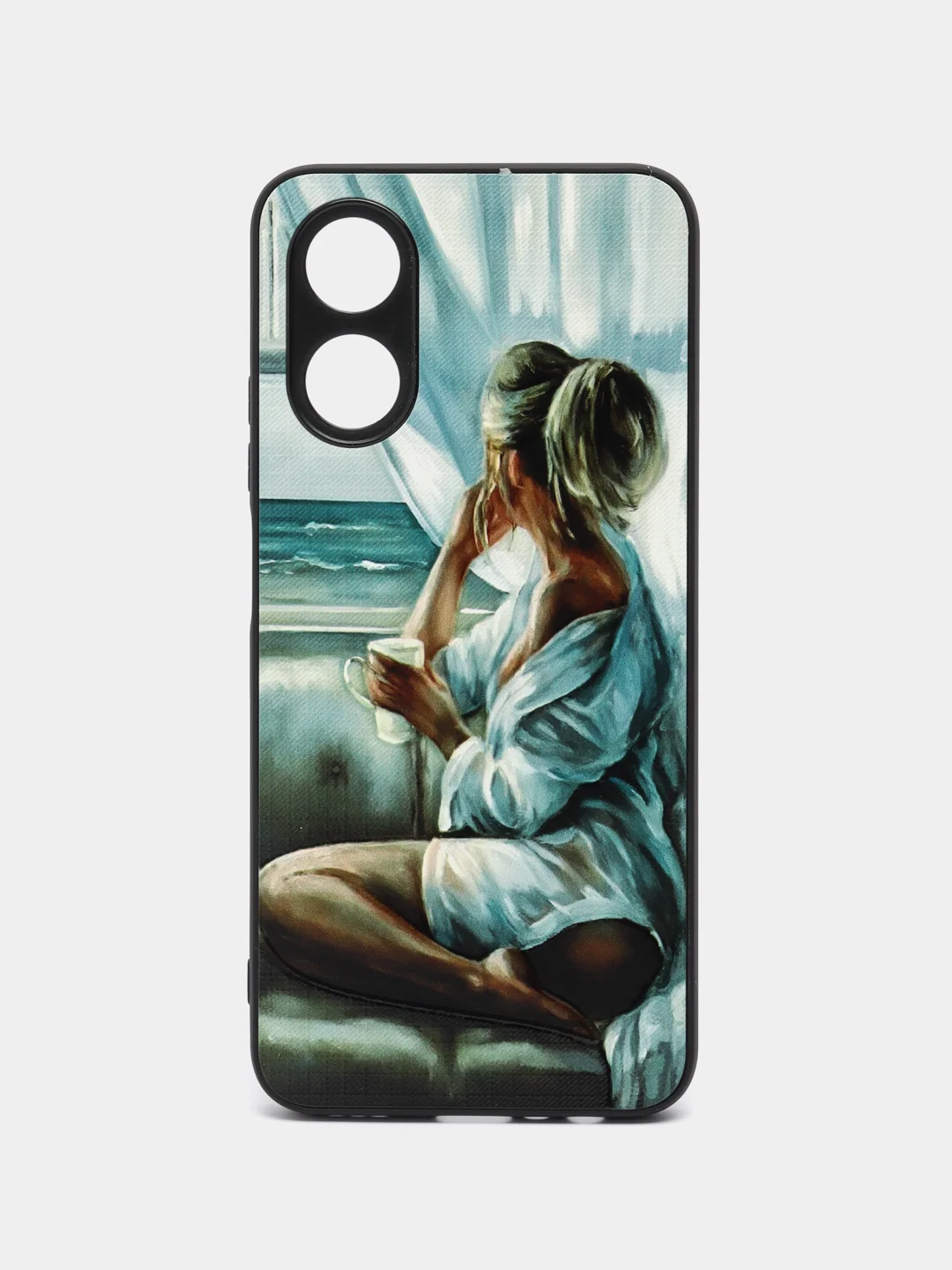Морской чехол для Oppo A17 (Оппо А17), с рисунком