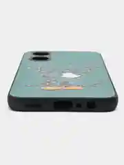Зелёный хаки чехол для Oppo A17 (Оппо А17), с рисунком