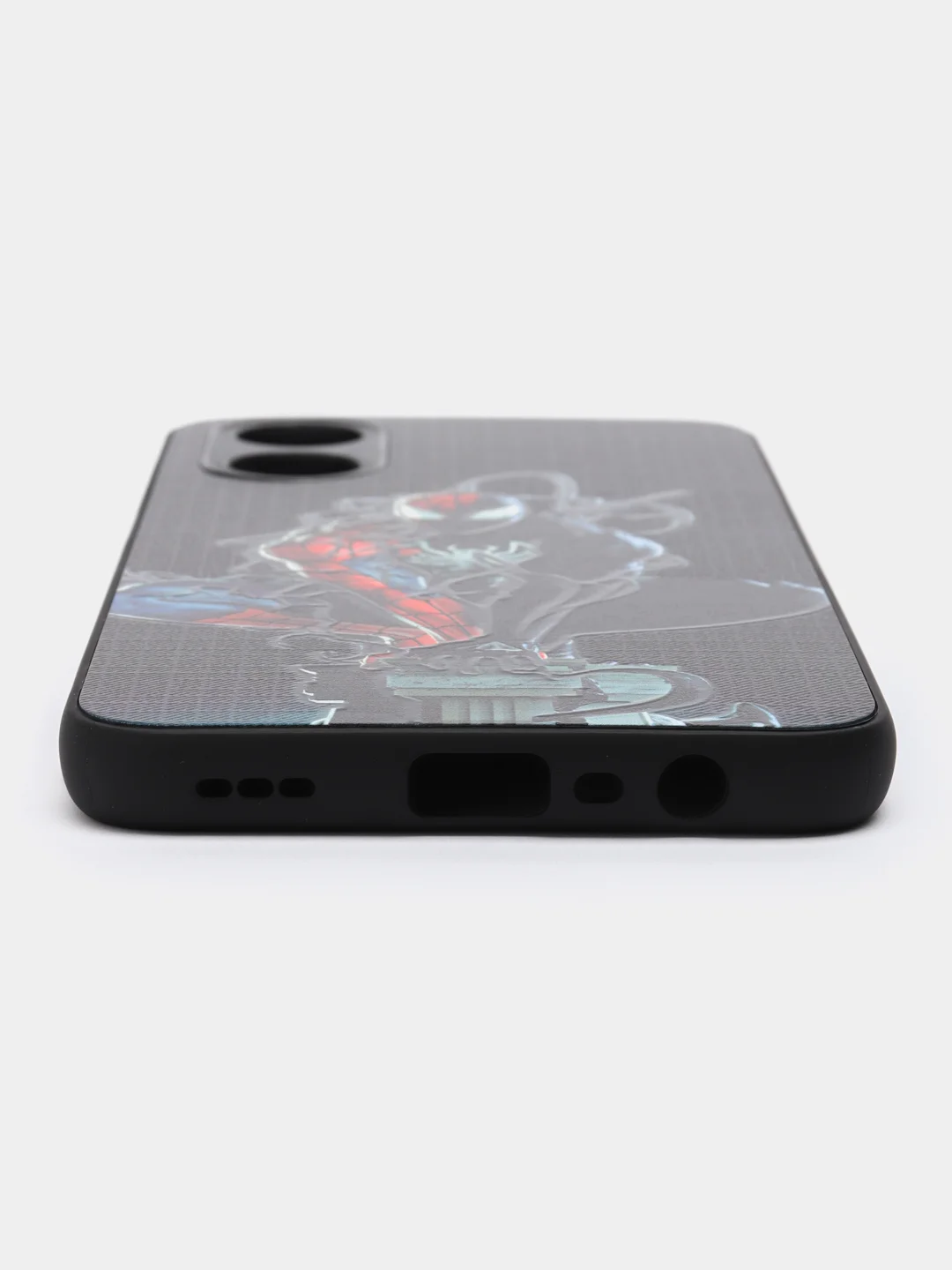 Темно-синий чехол для Oppo A17 (Оппо А17), с рисунком