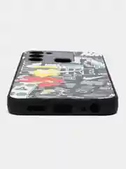 Горчичный чехол с рисунком на Tecno Spark 8C и Tecno Go 2022 (Текно Спарк 8С и Текно Го 2022)