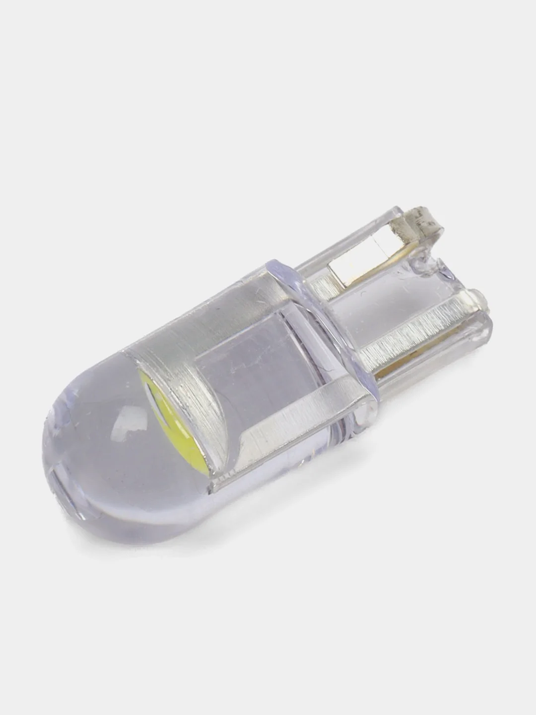 Светодиодные габаритные LED лампочки 2 шт лампы/огни/габаритки T10/W5W, теплый-белый цвет