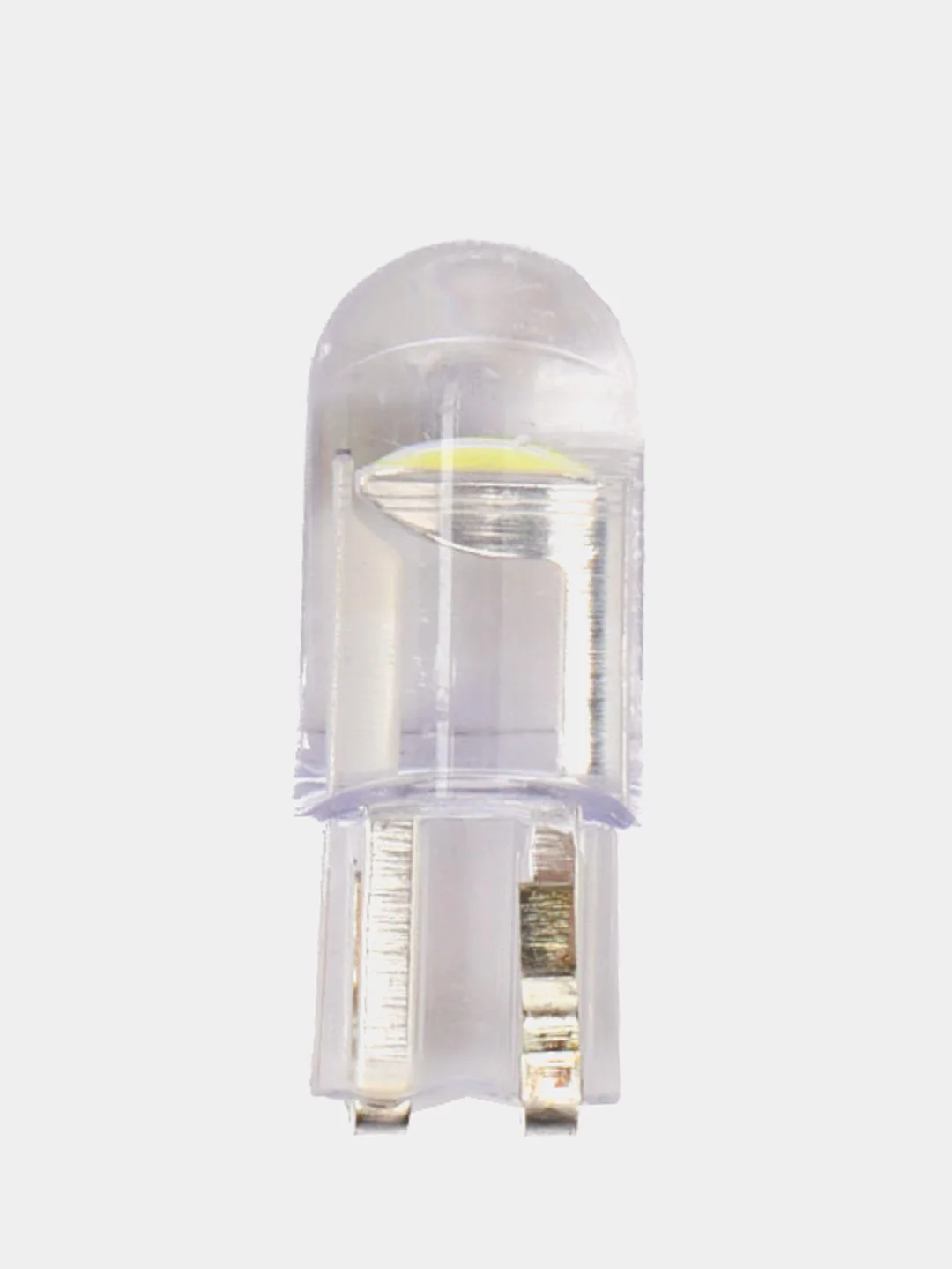 Светодиодные габаритные LED лампочки 2 шт лампы/огни/габаритки T10/W5W, теплый-белый цвет