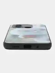 Белый чехол с рисунком на Xiaomi Redmi 12C (Сяоми Редми 12Ц)