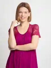 Фуксия сорочка ночная женская, Lilians