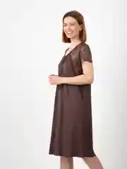 Коричневый сорочка ночная женская, Lilians