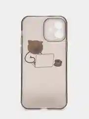 Черный чехол на iPhone 11, 12, 13 / 14 Pro Max / 7, 8 Plus / XR / XS / X, айфон про макс, прозрачный