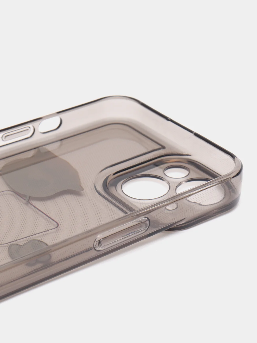 Бежевый меланж чехол на iPhone 11, 12, 13 / 14 Pro Max / 7, 8 Plus / XR / XS / X, айфон про макс, прозрачный