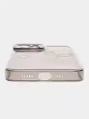 Бежевый меланж чехол на iPhone 11, 12, 13 / 14 Pro Max / 7, 8 Plus / XR / XS / X, айфон про макс, прозрачный