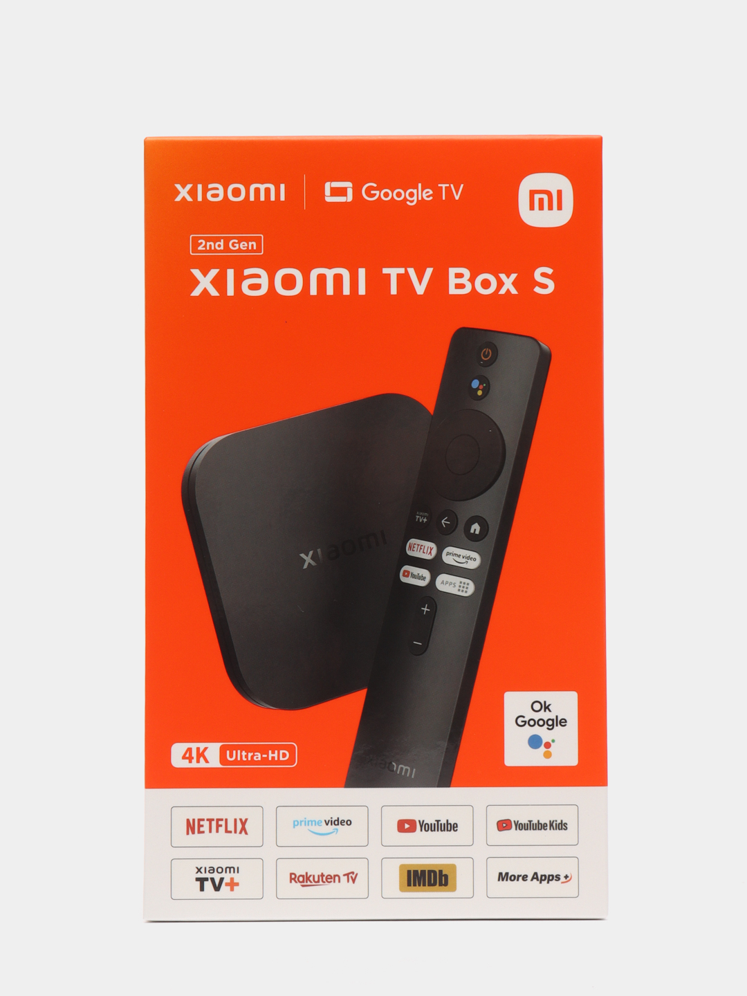 ТВ-приставка Xiaomi Mi Box S 4k 2nd Gen MDZ-28-AA купить по цене 5199 ₽ в  интернет-магазине Магнит Маркет