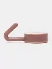 Тёмно-бордовый крючок держатель самоклеящийся, 2 шт