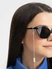 Бежевый цепочка для очков