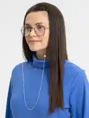 Пудровый цепочка для очков