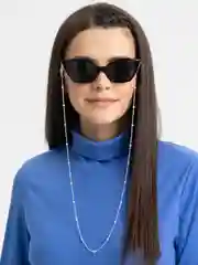 Серебряный цепочка для очков