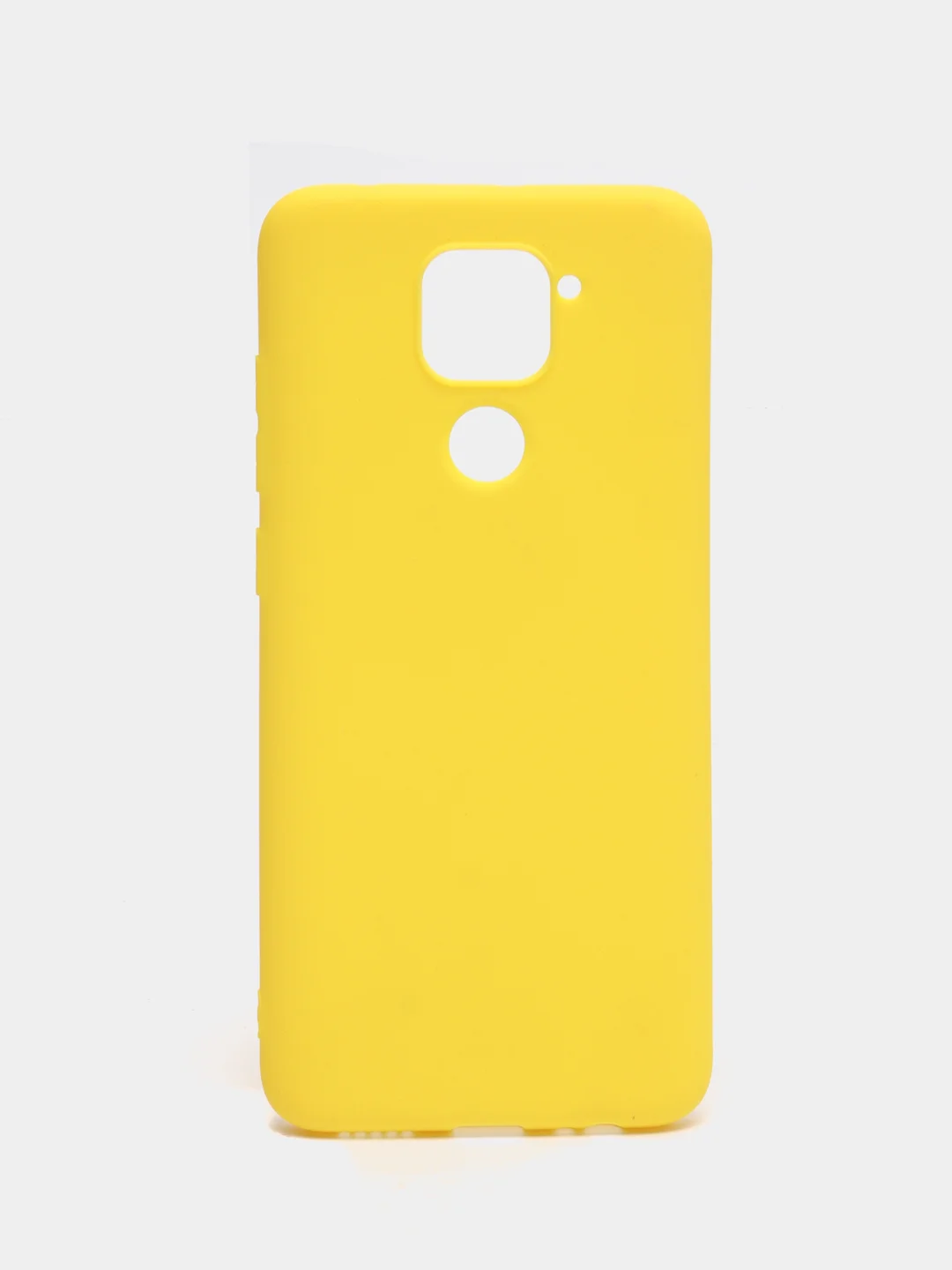 Желтый чехол силиконовый LuxCase для Xiaomi Redmi Note 9