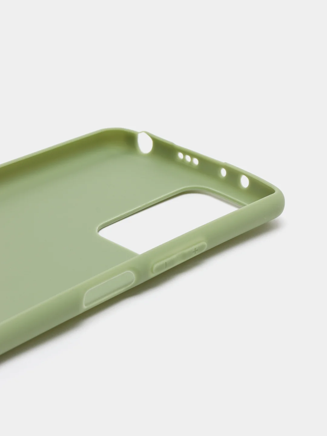 Зеленый чехол силиконовый для Xiaomi Redmi Note 10 Pro бампер черный LuxCase