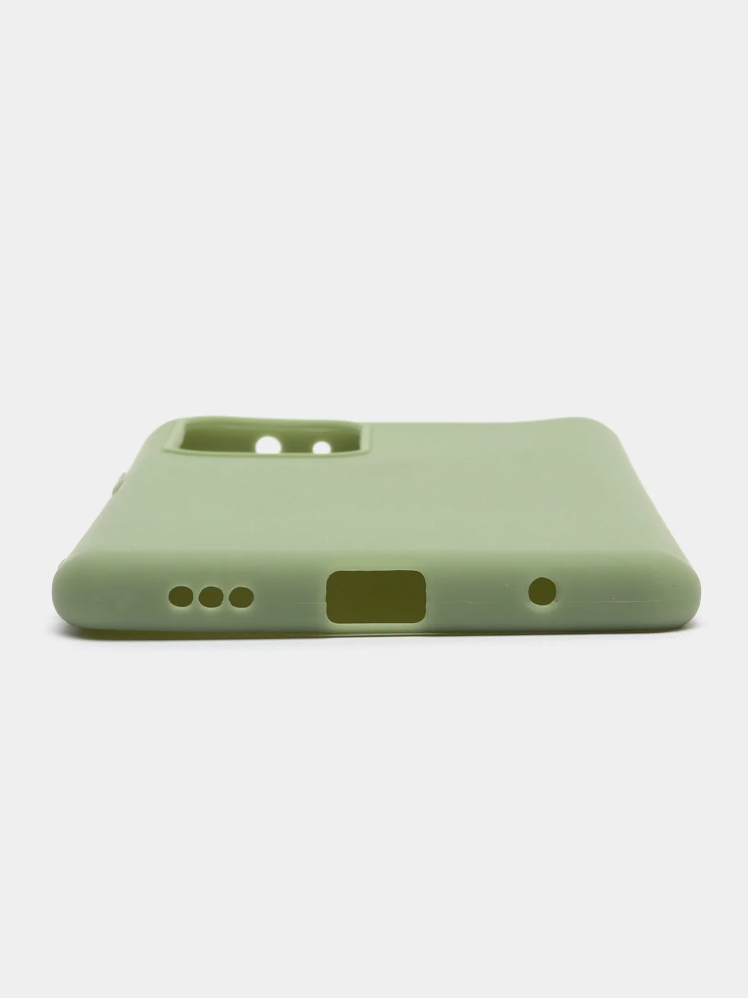 Зеленый чехол силиконовый для Xiaomi Redmi Note 10 Pro бампер черный LuxCase