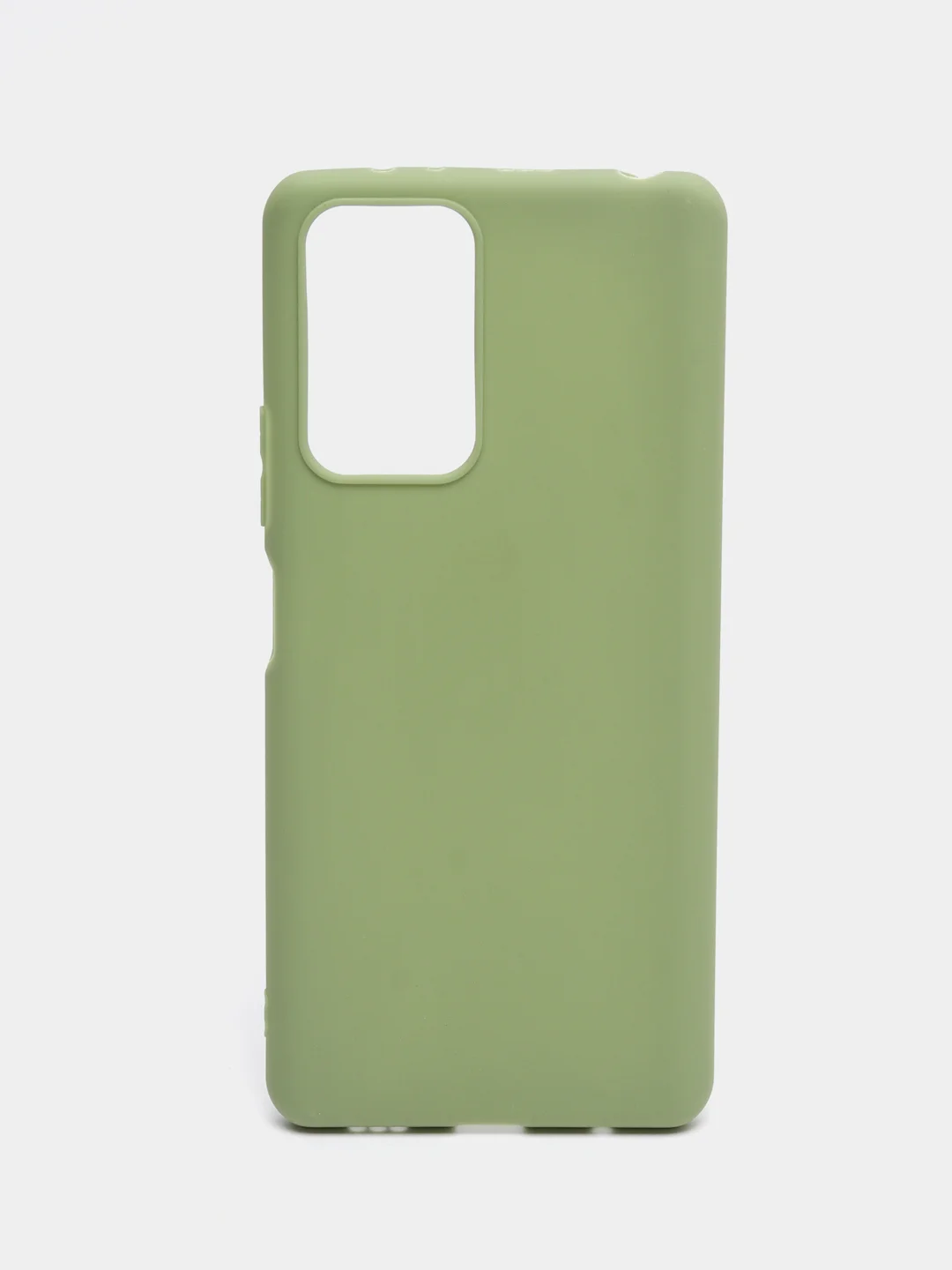 Зеленый чехол силиконовый для Xiaomi Redmi Note 10 Pro бампер черный LuxCase