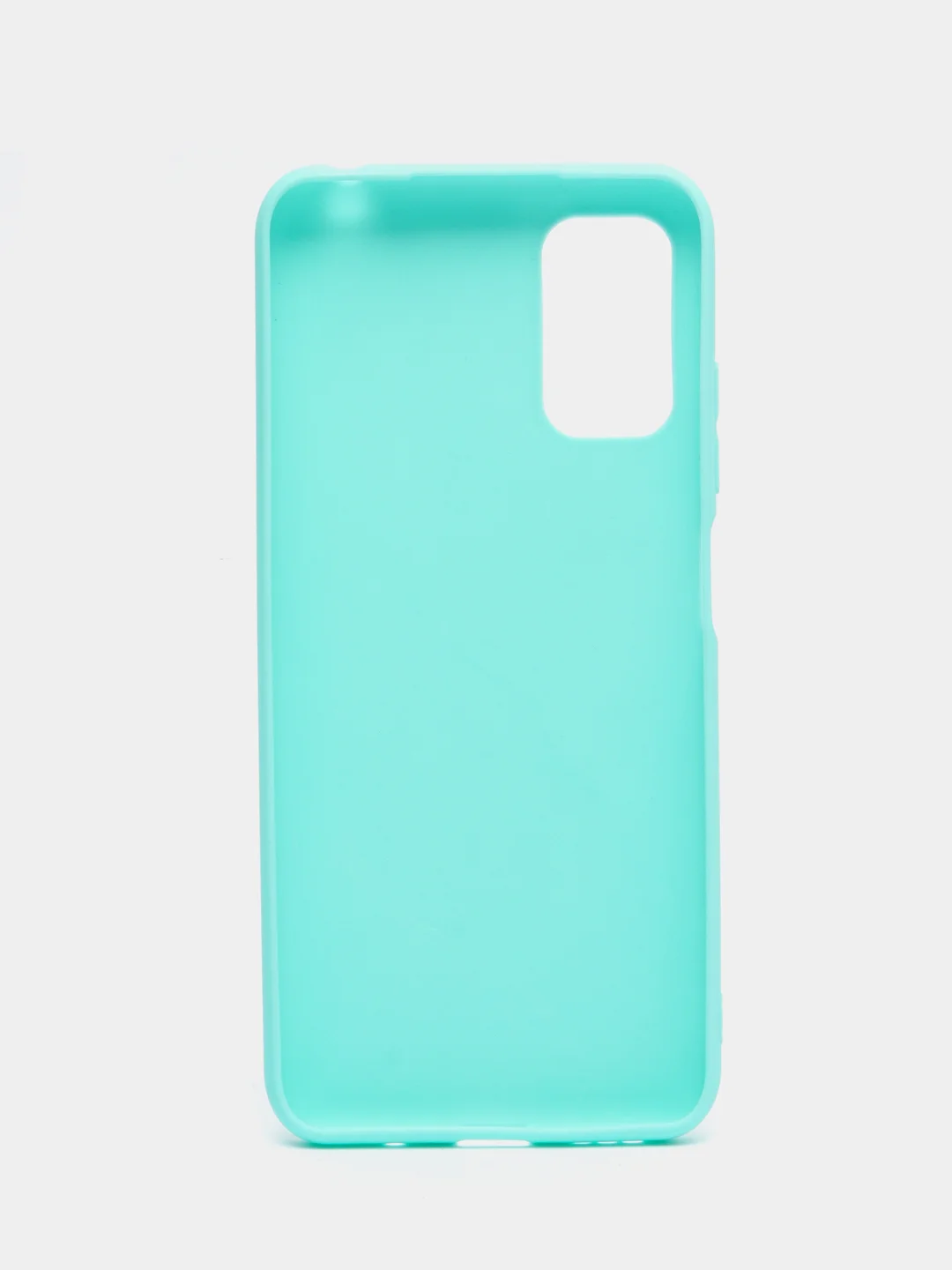 Бирюзовый чехол силиконовый для Xiaomi Poco M3 Pro, накладка-бампер, LuxCase