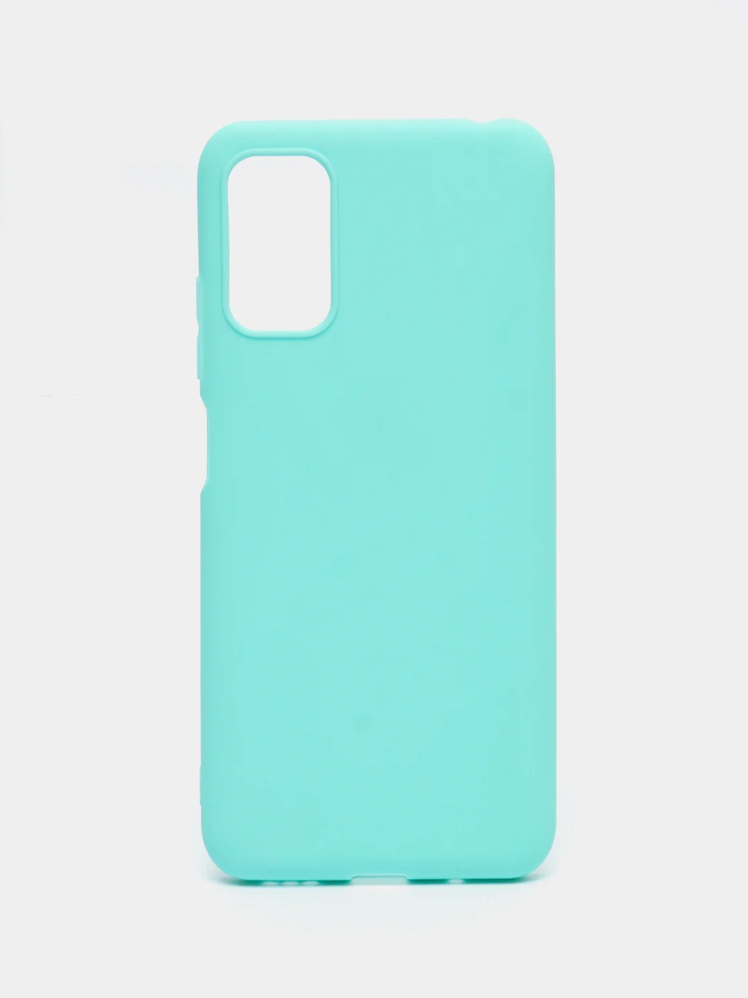 Бирюзовый чехол силиконовый для Xiaomi Poco M3 Pro, накладка-бампер, LuxCase