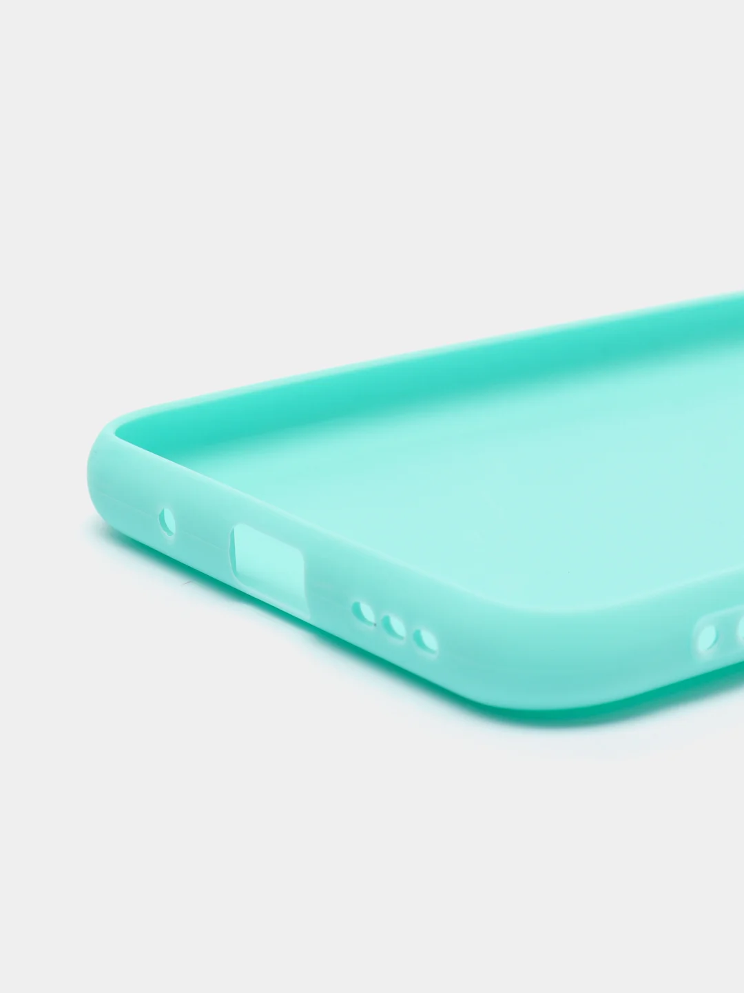 Бирюзовый чехол силиконовый для Xiaomi Poco M3 Pro, накладка-бампер, LuxCase