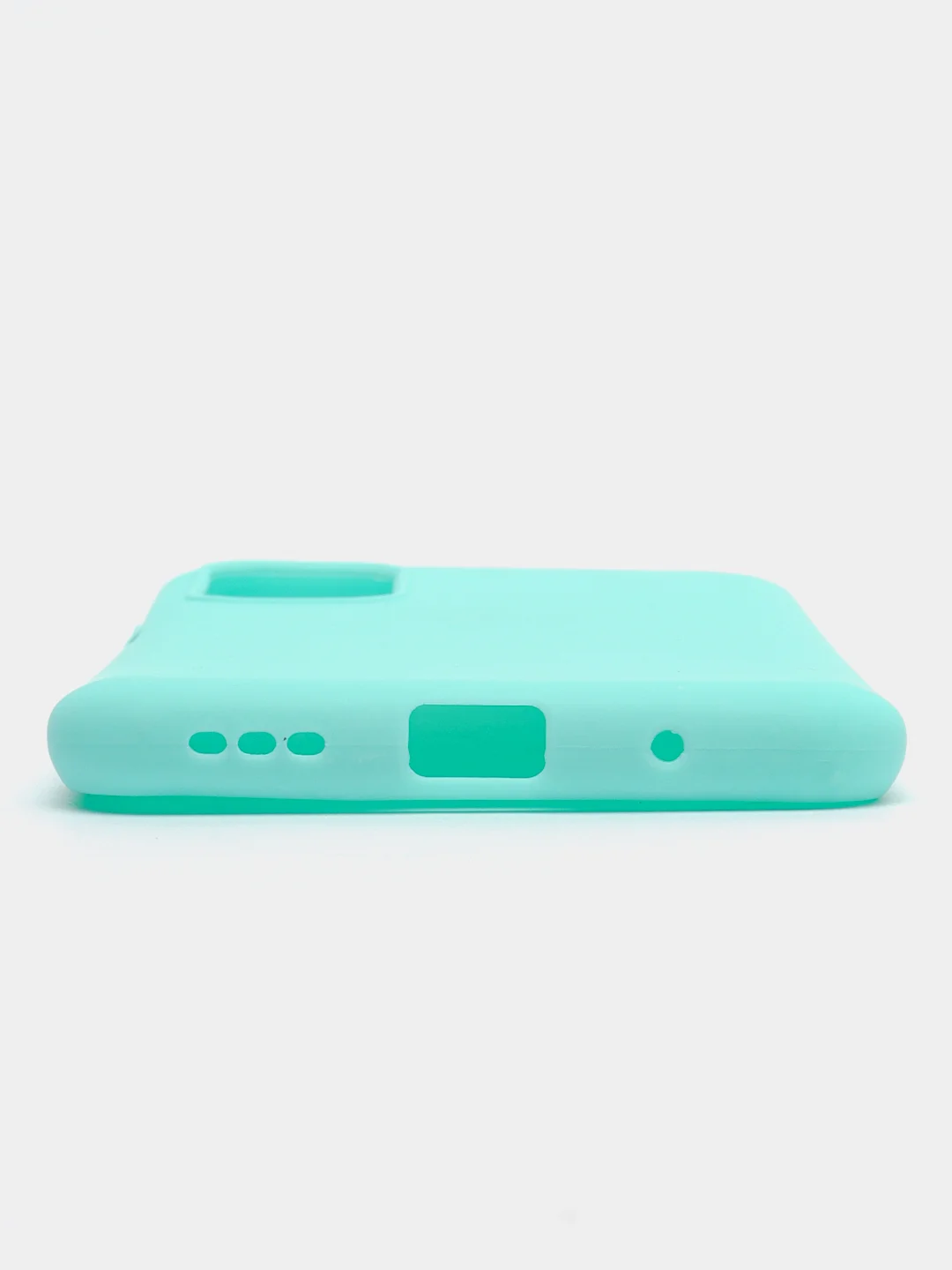 Бирюзовый чехол силиконовый для Xiaomi Poco M3 Pro, накладка-бампер, LuxCase