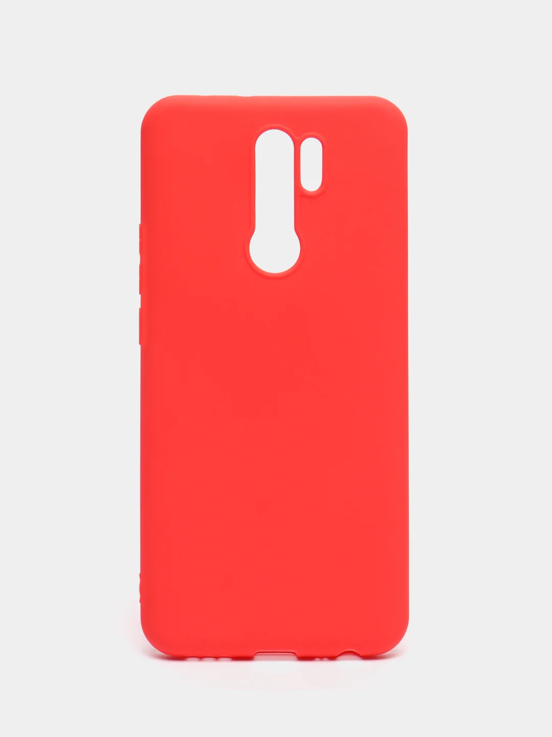 Коралловый чехол силиконовый для Xiaomi Redmi 9, накладка, бампер черный LuxCase