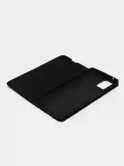 Черный чехол-книжка экокожа для Samsung Galaxy Note 10 Lite / A81 RedLine