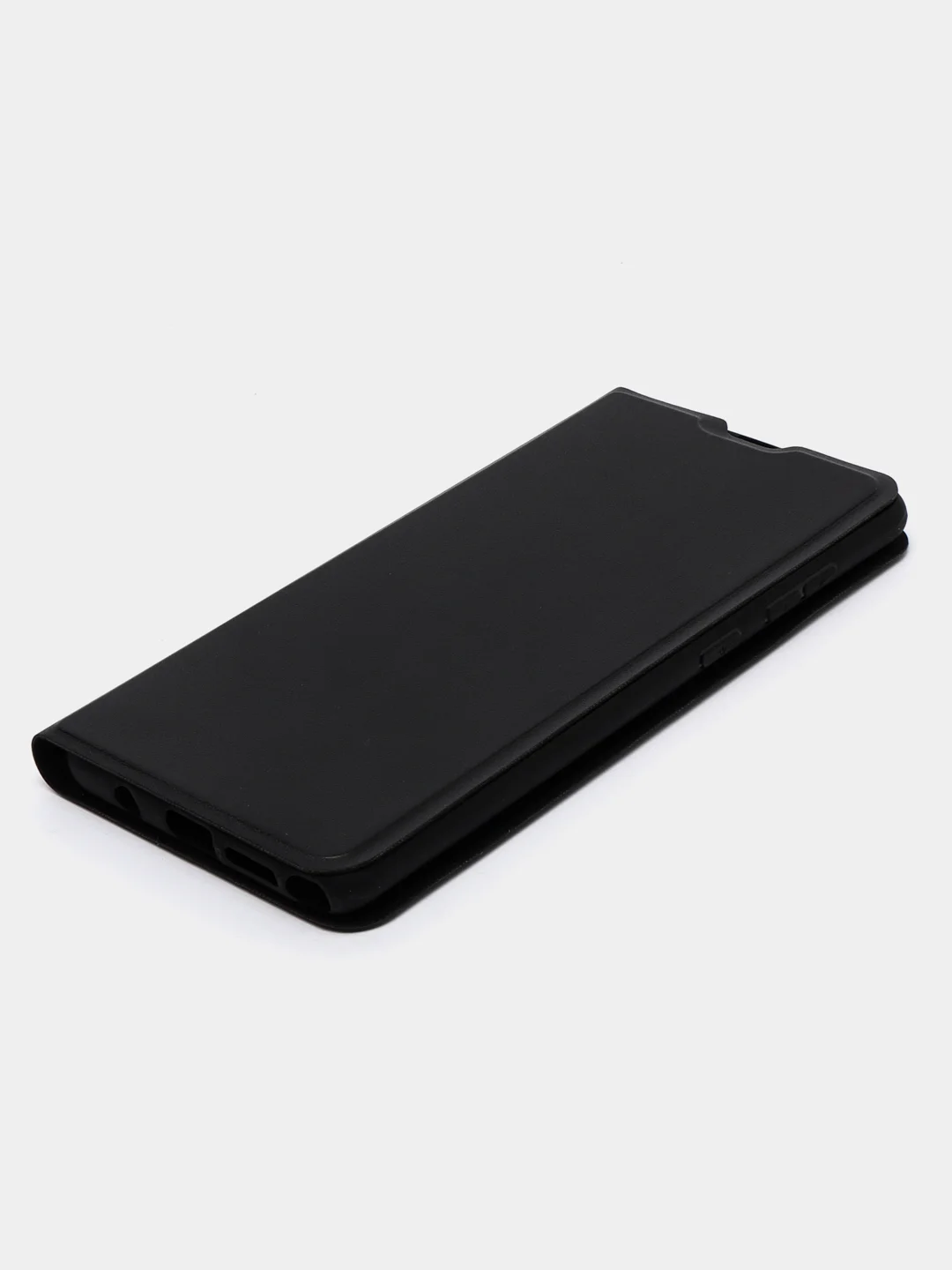 Черный чехол-книжка экокожа для Samsung Galaxy Note 10 Lite / A81 RedLine