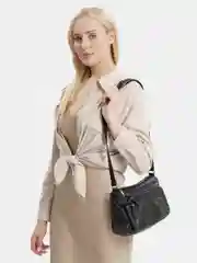 Черный сумка женская, через плечо