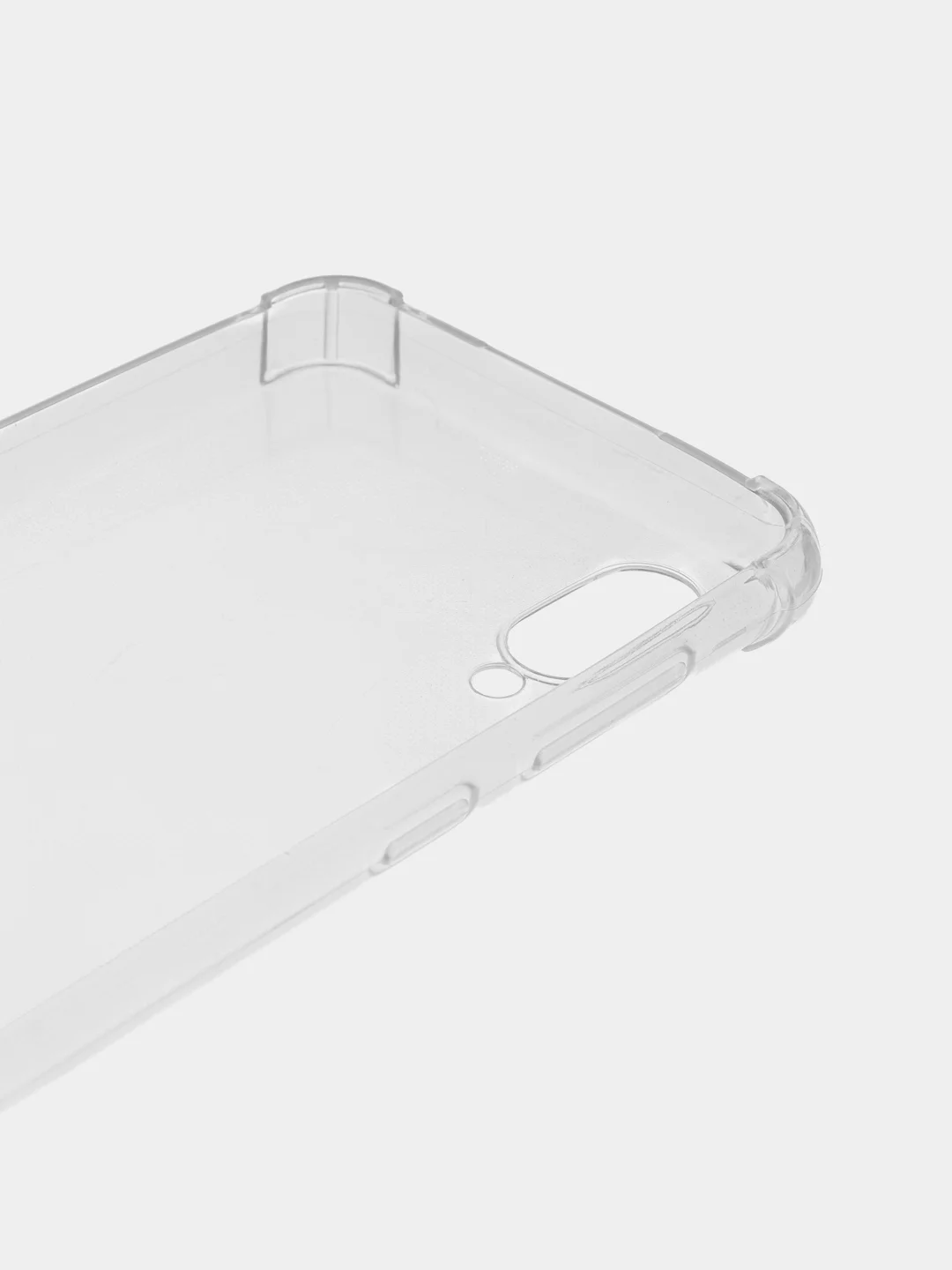 Прозрачный чехол силиконовый для Samsung Galaxy A02, бампер, противоударные углы, прозрачный RedLine