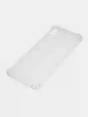Прозрачный чехол силиконовый для Samsung Galaxy A02, бампер, противоударные углы, прозрачный RedLine