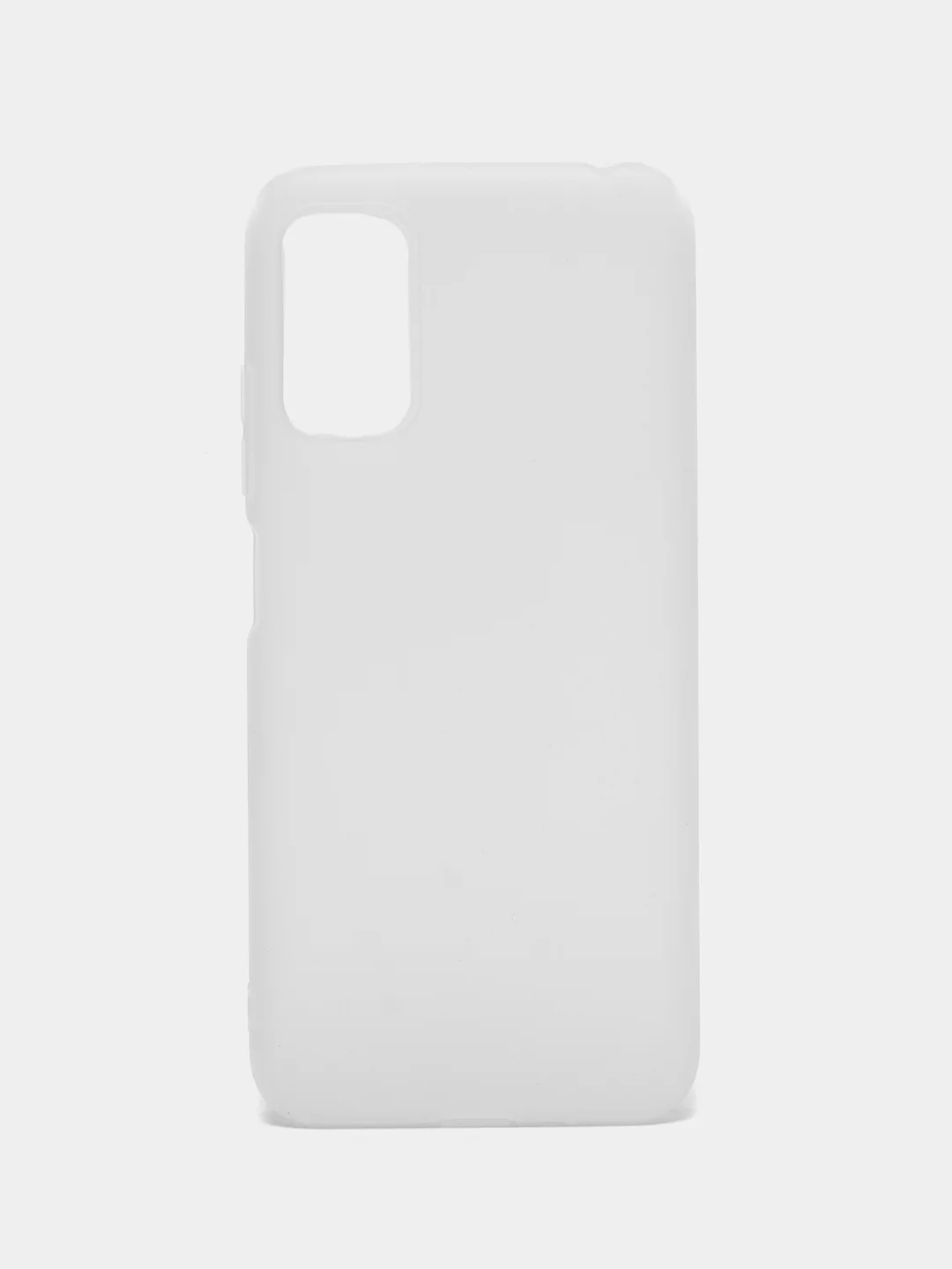 Белый чехол силиконовый для Xiaomi Poco M3 Pro, накладка-бампер, LuxCase