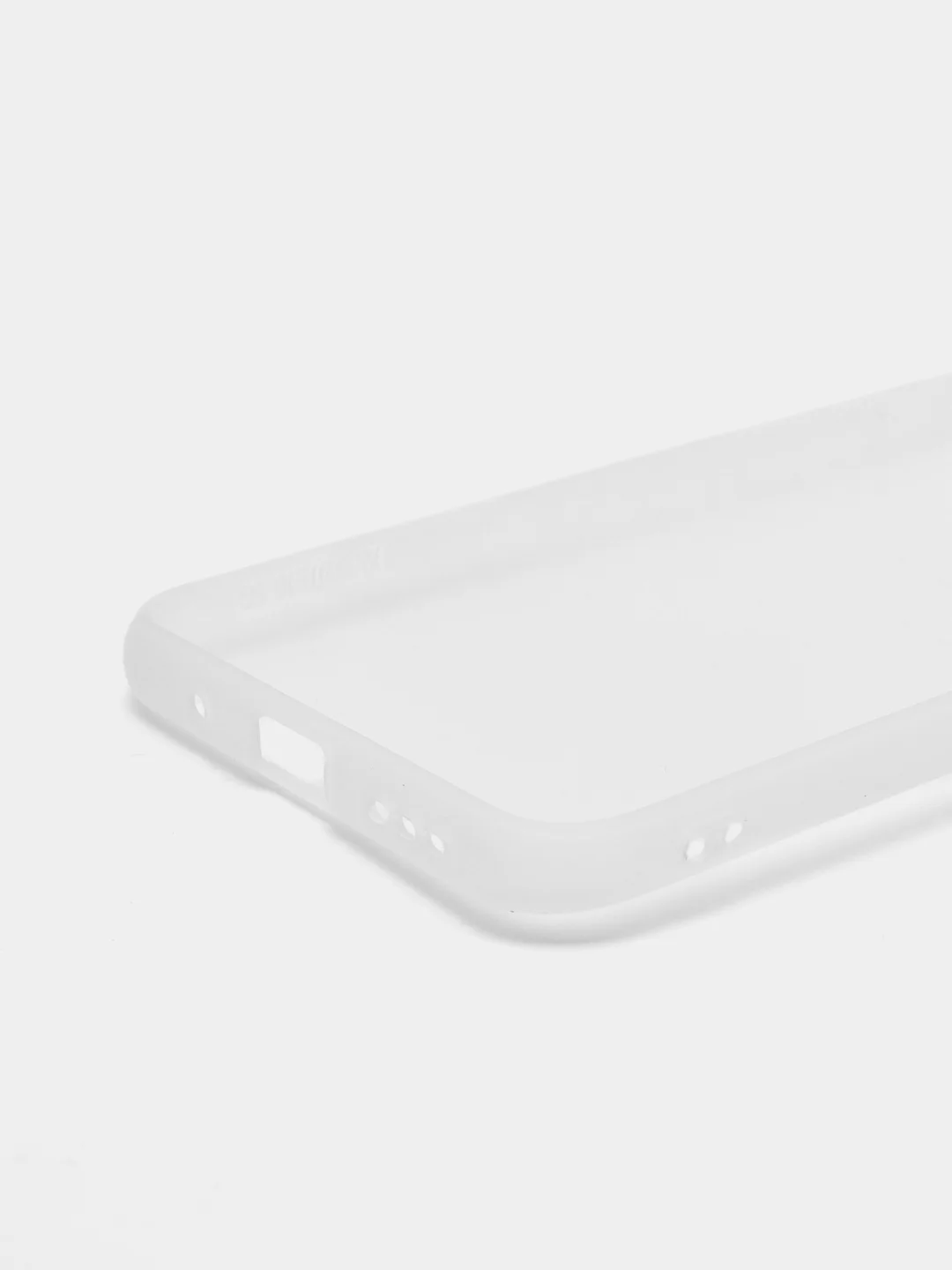 Белый чехол силиконовый для Xiaomi Poco M3 Pro, накладка-бампер, LuxCase