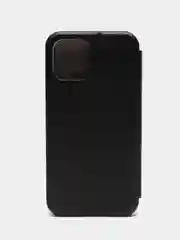 Темно-синий чехол-книжка для iPhone 12 Pro Max, 12 Pro Max, 12 Про Макс, 12 Про Макс, экокожа