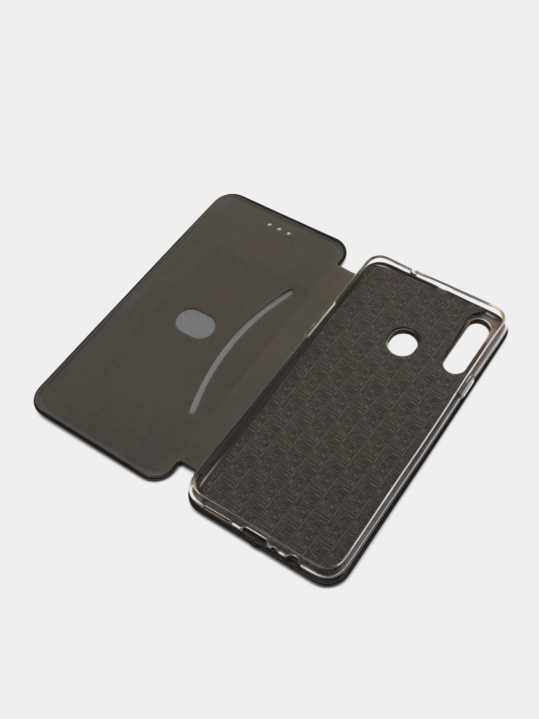 Черный чехол-книжка для Samsung Galaxy A20s, A 20s, A 20 s, экокожа (Самсунг А20с)