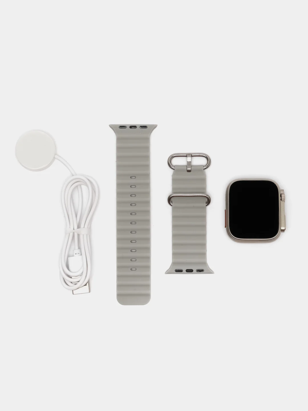 Серебряный умные смарт-часы Smart watch Z66 Ultra