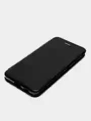 Черный чехол-книжка для Samsung Galaxy A 53, экокожа (Самсунг А 53)
