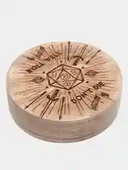 Дайсбокс для кубиков днд "Правила битвы", dungeons and dragons, pathfinder, Чудеса Леса