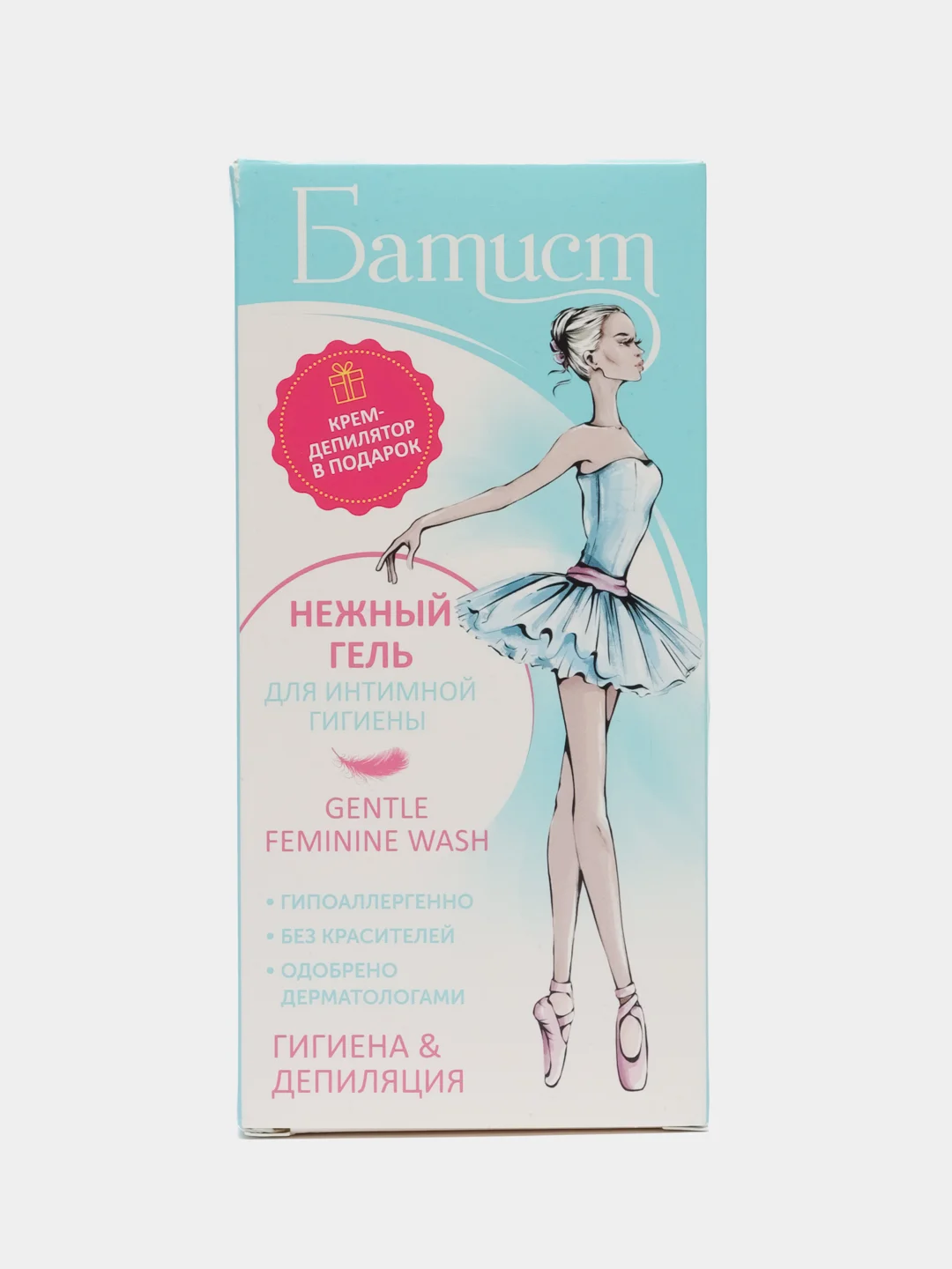 Гель для интимной гигиены Батист нежный, 240 мл