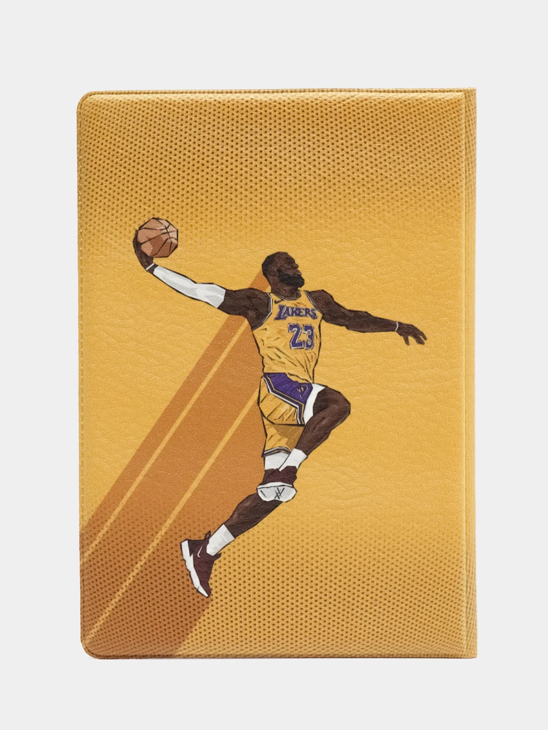 Обложка чехол на паспорт Лос-Анджелес Лейкерс (Los Angeles Lakers)