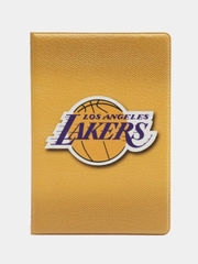 Обложка чехол на паспорт Лос-Анджелес Лейкерс (Los Angeles Lakers)