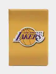 Обложка чехол на паспорт Лос-Анджелес Лейкерс (Los Angeles Lakers)