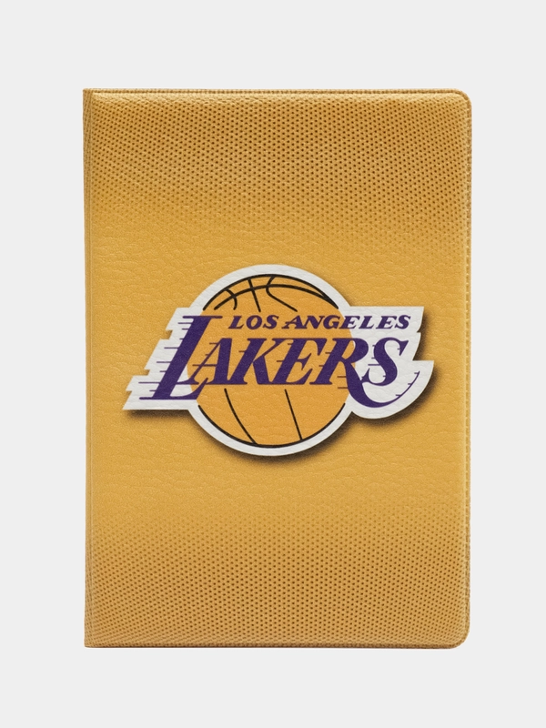 Обложка чехол на паспорт Лос-Анджелес Лейкерс (Los Angeles Lakers)