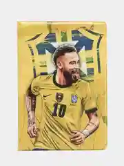 Обложка чехол на паспорт "Неймар да Силва Сантос Жуниор" Neymar da Silva Santos Júnior